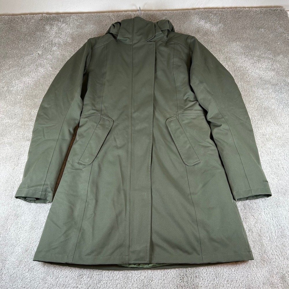 Patagonia Tres 3-in-1 Parka Womens Small Green Waterproof Down Insulated Jacket